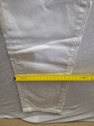 Pantaloni bianchi donna XS con strass