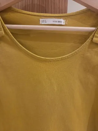 Camiseta Sfera Mostaza Talla S