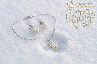 Conjunto Joya Bola Nieve Nancy