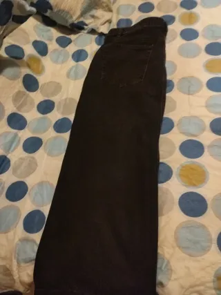 Falda larga vaquera negra