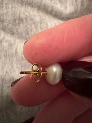 Pendientes Tous Perla Flor Oro