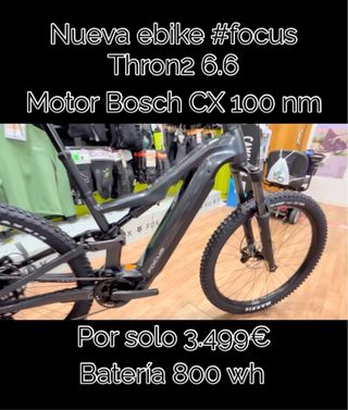 Focus Thron2 6.6 Ebike Talla M/L