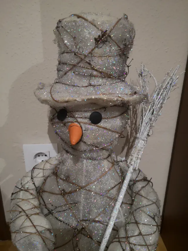 Muñeco Nieve Navideño Iluminado