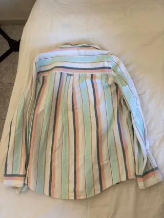 Camisa Zara Rayas Multicolor