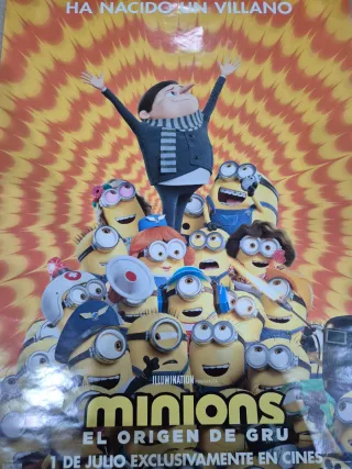 Póster Minions: El Origen de Gru
