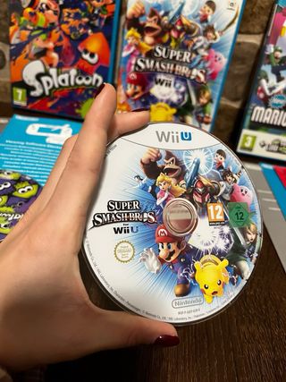 Lotto 3 giochi Wii U: Splatoon, Smash Bros, Mario