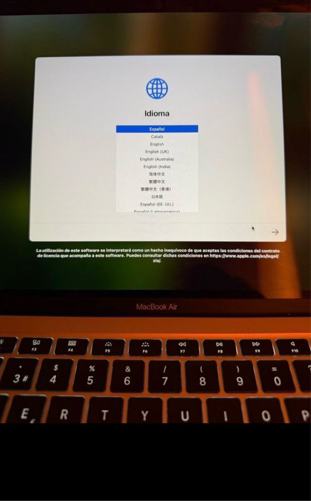 MacBook Air 2020 Plata