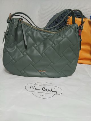 Bolso de hombro Pierre Cardin verde
