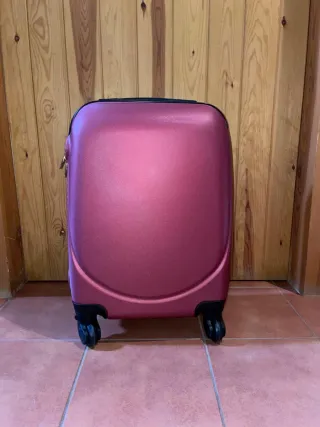 Maleta de cabina rosa/roja
