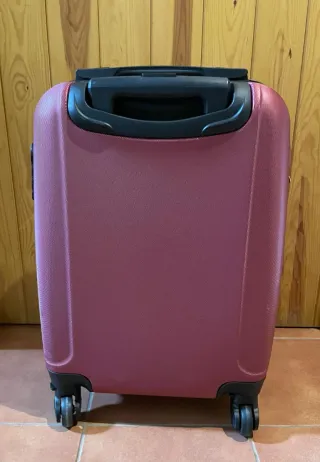 Maleta de cabina rosa/roja