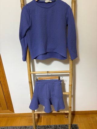 Conjunto jersey y falda Coosy