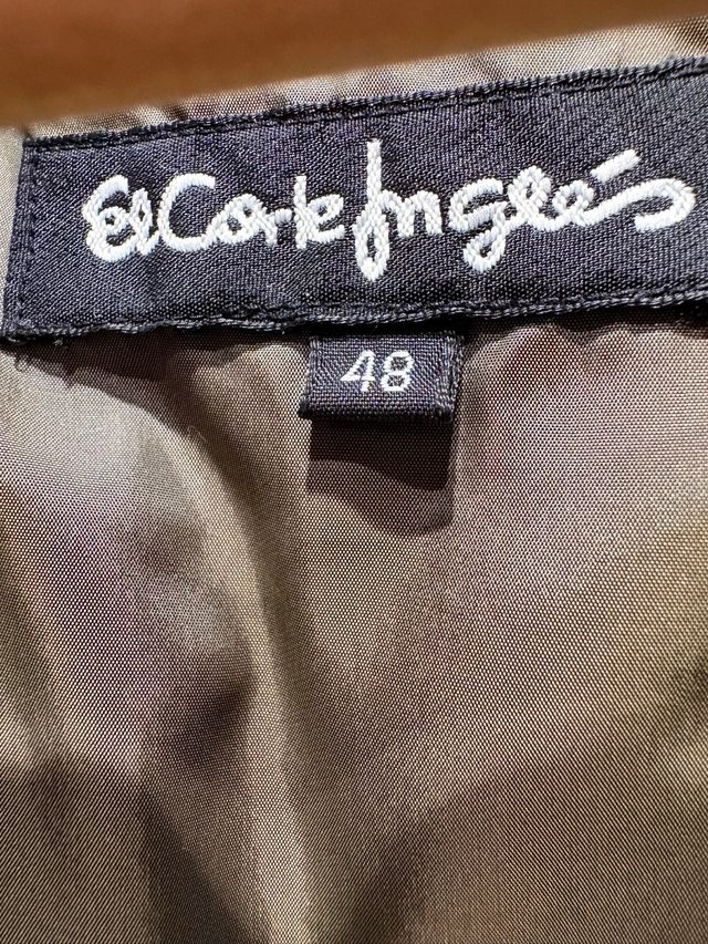 Abrigo acolchado mujer con pelo