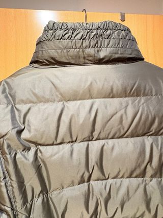 Abrigo acolchado mujer con pelo