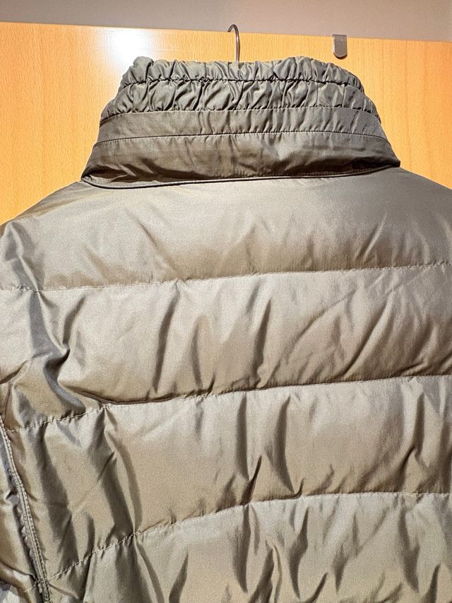 Abrigo acolchado mujer con pelo