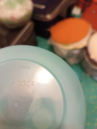 Set 4 Contenitori Tondi Tupperware 300 ml