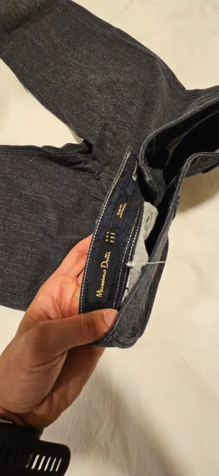 Pantalón Massimo Dutti Gris Hombre