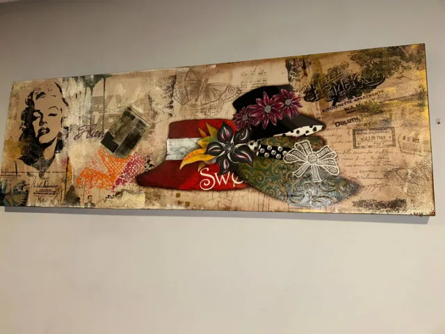 Cuadro Marilyn Monroe alargado ideal para cabecero