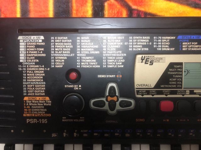 Teclado Yamaha PSR-195