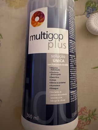 Solución Multigop Plus para lentillas 360 ml