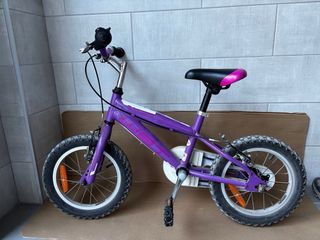 Bicicleta infantil morada