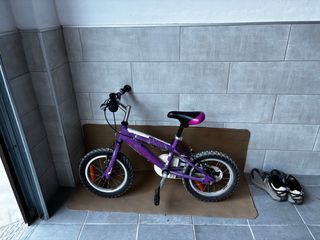 Bicicleta infantil morada