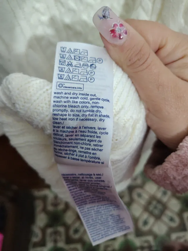 Maglione Tommy Hilfiger a Collo Alto Bianco