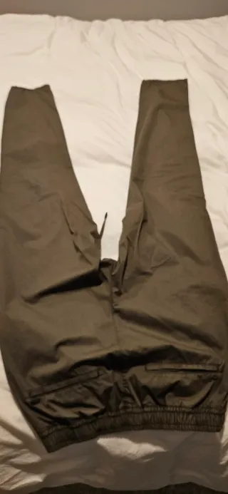 Pantalón Massimo Dutti Hombre Verde Oliva