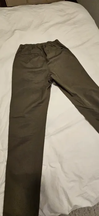Pantalón Massimo Dutti Hombre Verde Oliva
