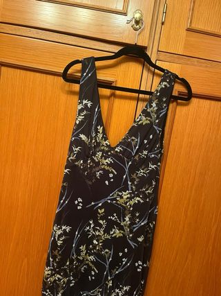 Vestido largo floral Zara Talla M