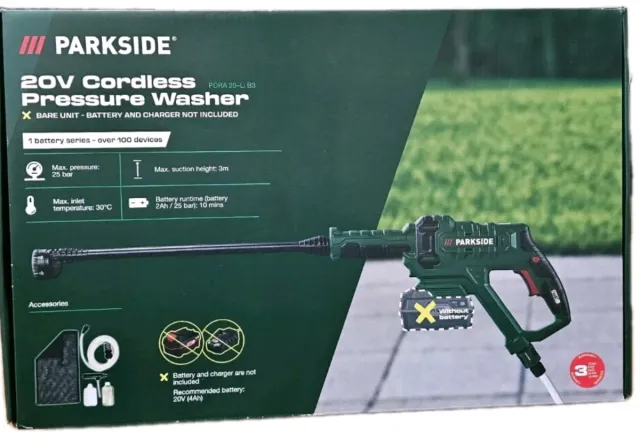 Hidrolimpiadora Parkside 20V PDRA 20-L B3