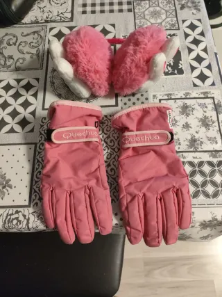 Patines hielo y protecciones niña