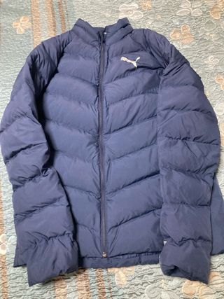 Abrigo plumífero Puma azul