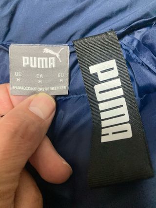 Abrigo plumífero Puma azul