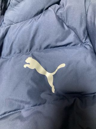 Abrigo plumífero Puma azul