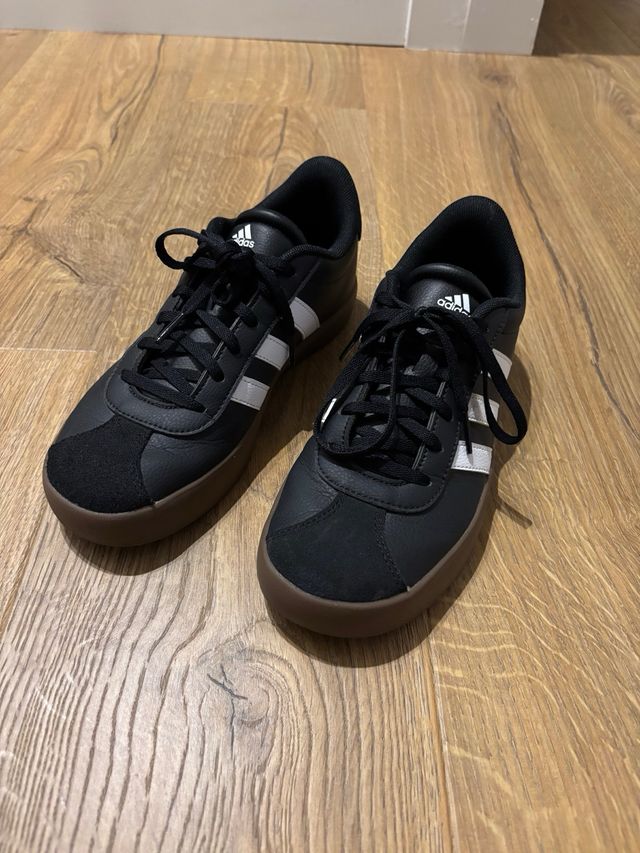 Zapatillas Adidas Court Negras Talla 37 1/3
