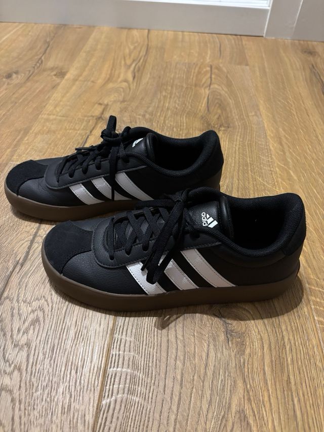 Zapatillas Adidas Court Negras Talla 37 1/3
