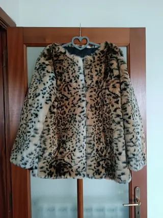 Pelliccia sintetica maculata