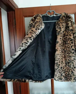 Pelliccia sintetica maculata