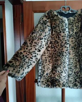 Pelliccia sintetica maculata