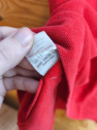 Polo Lacoste Color Rojo Talla S.