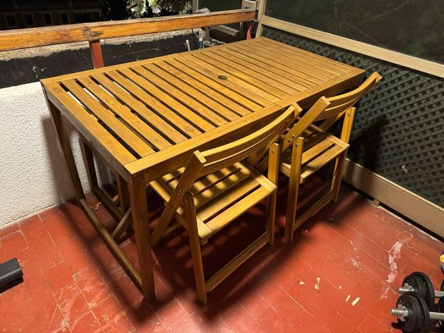 BLACK FRIDAY Mesa de jardín IKEA 140x75cm