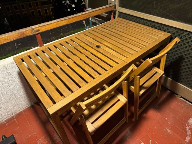 BLACK FRIDAY Mesa de jardín IKEA 140x75cm