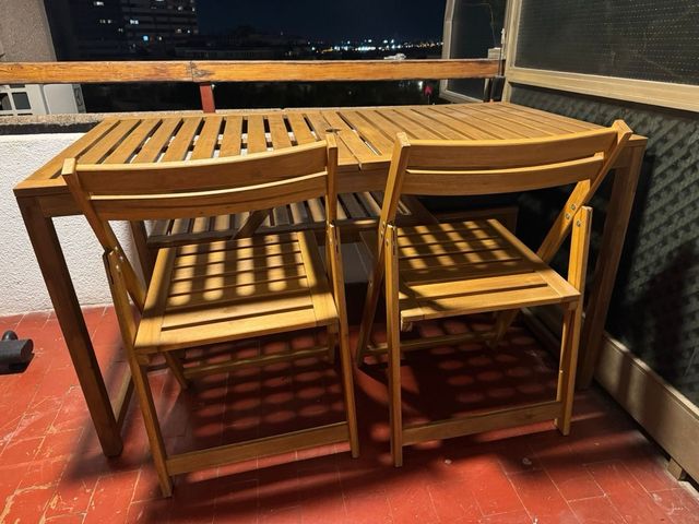 BLACK FRIDAY Mesa de jardín IKEA 140x75cm