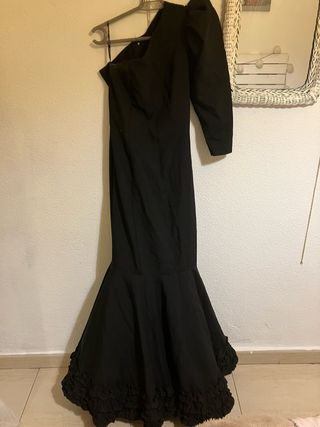 Traje Flamenca Sibilina Negro Talla S