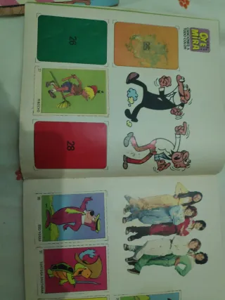 Álbum Oye Mira Bruguera 40 cromos + 12 sin