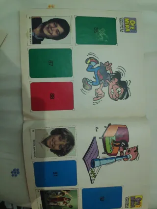 Álbum Oye Mira Bruguera 40 cromos + 12 sin