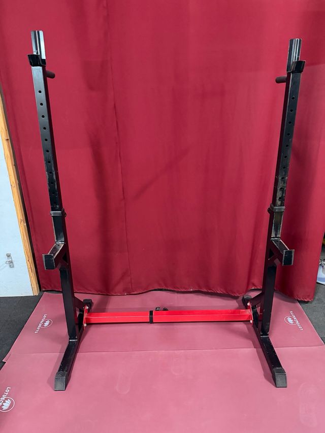 Soporte de pesas HOMCOM 122x73x161 cm