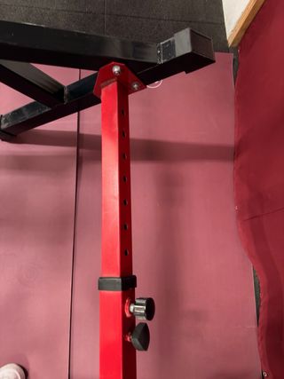 Soporte de pesas HOMCOM 122x73x161 cm