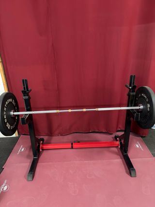 Soporte de pesas HOMCOM 122x73x161 cm