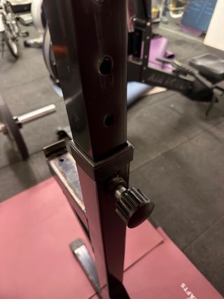 Soporte de pesas HOMCOM 122x73x161 cm